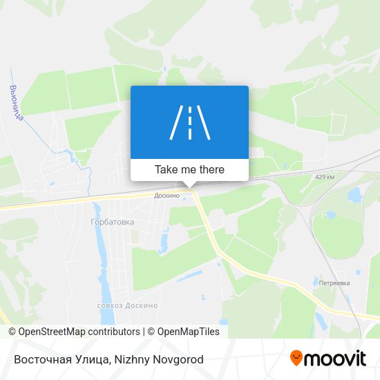 Восточная Улица map
