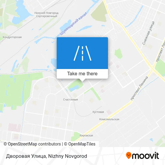 Дворовая Улица map