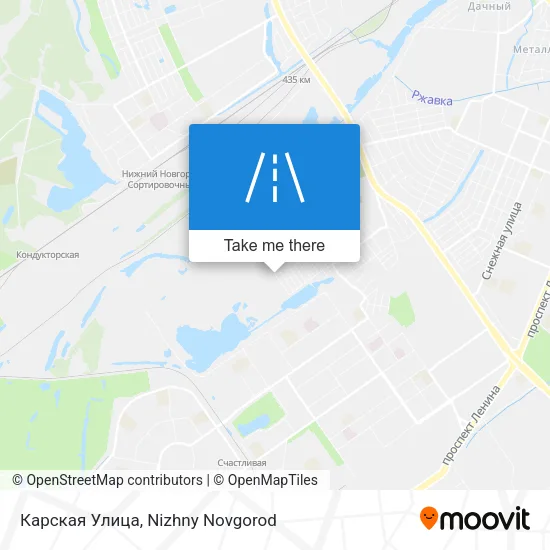 Карская Улица map