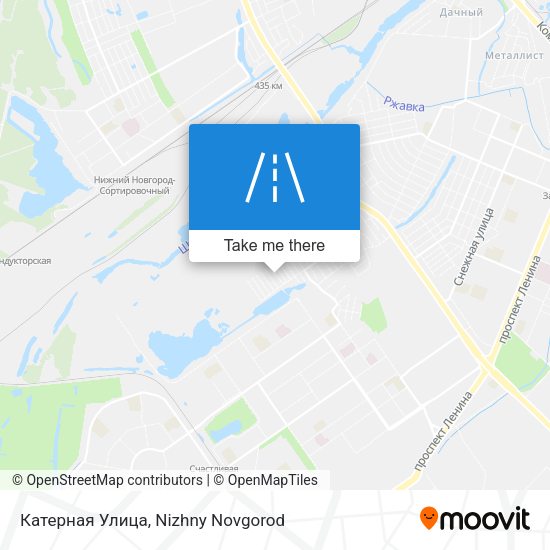 Катерная Улица map