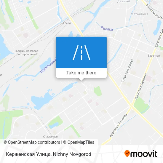 Керженская Улица map