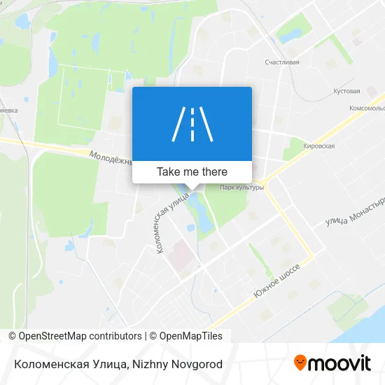 Коломенская Улица map