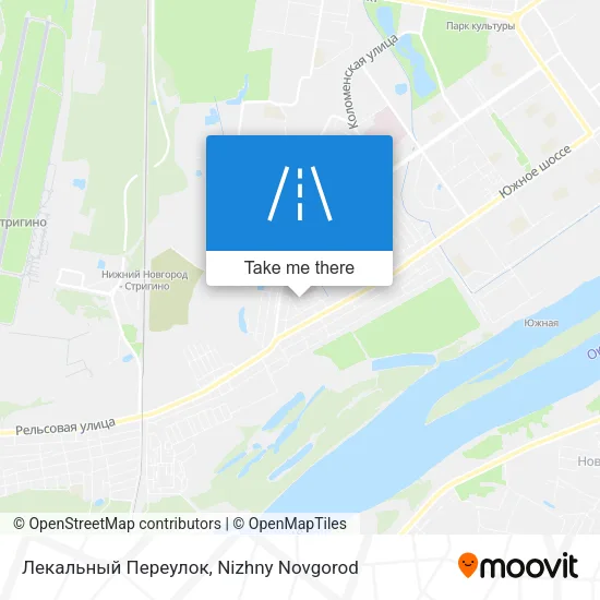 Лекальный Переулок map