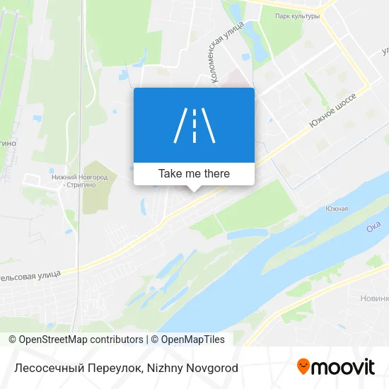 Лесосечный Переулок map