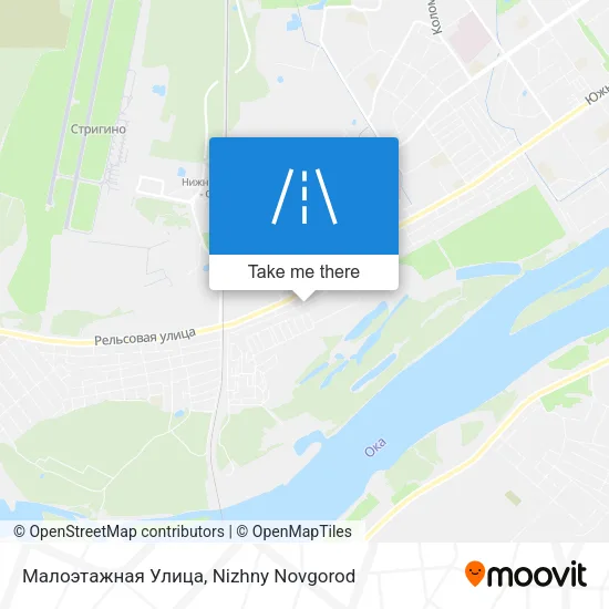 Малоэтажная Улица map