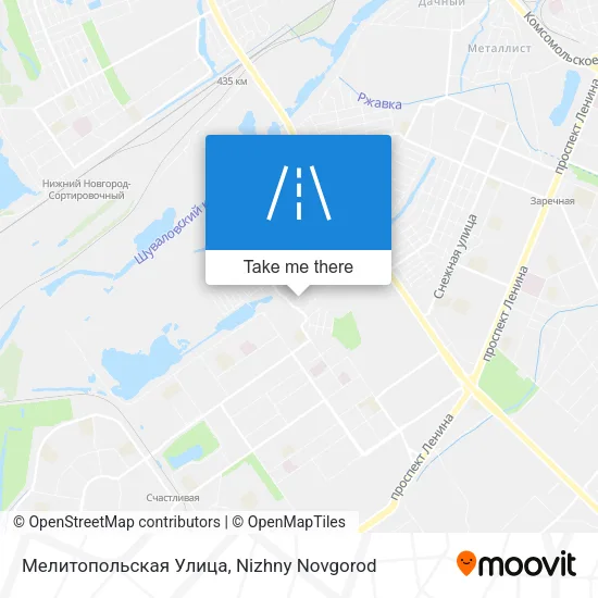 Мелитопольская Улица map