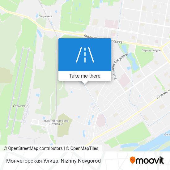 Мончегорская Улица map