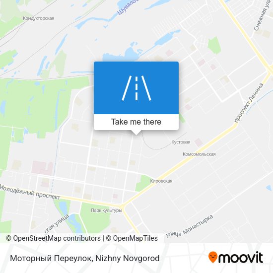 Моторный Переулок map