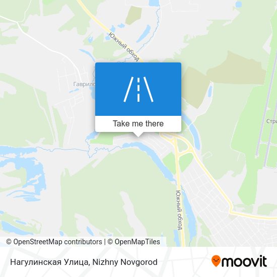 Нагулинская Улица map