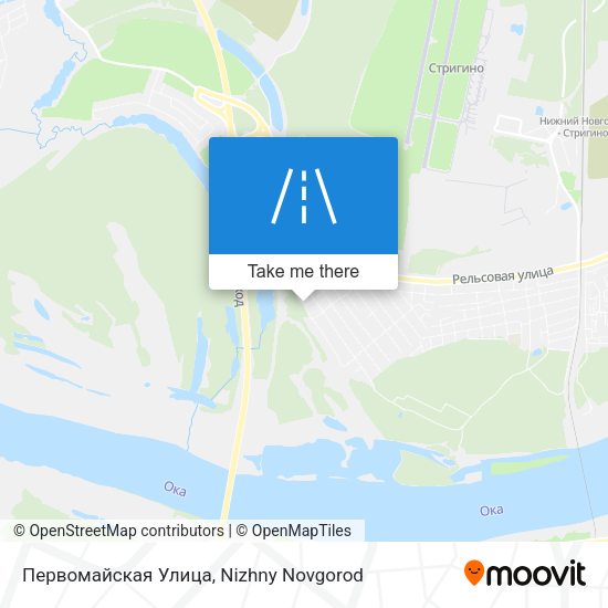 Первомайская Улица map