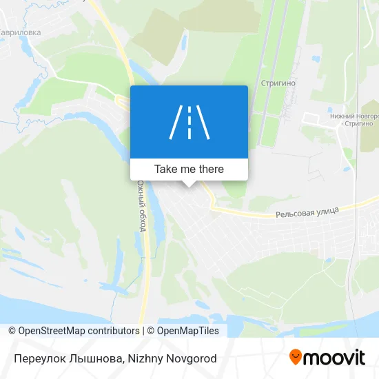 Переулок Лышнова map