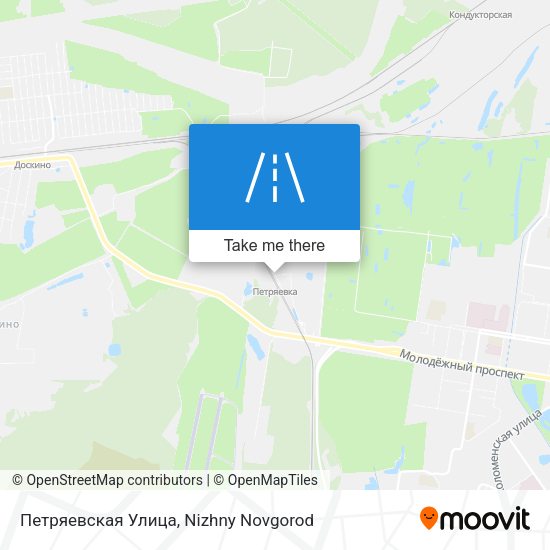 Петряевская Улица map