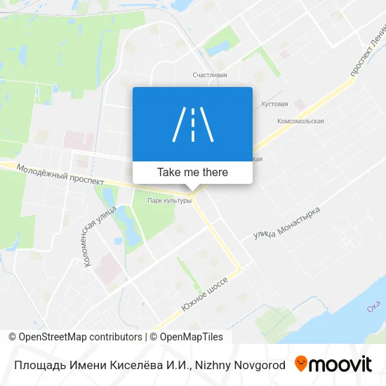 Площадь Имени Киселёва И.И. map