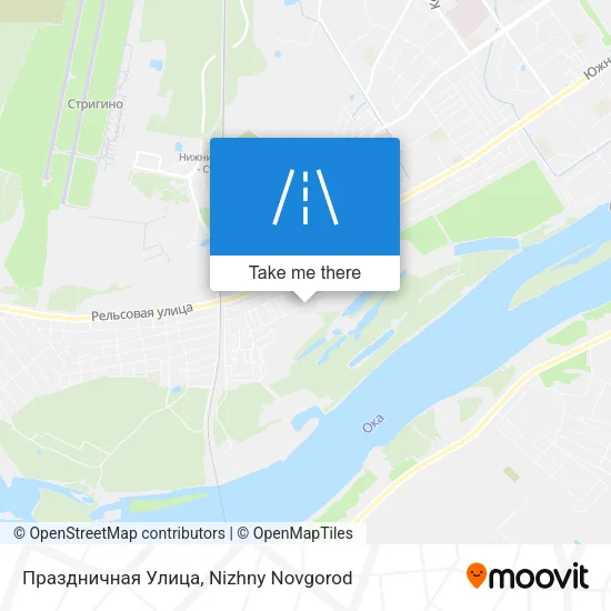 Праздничная Улица map