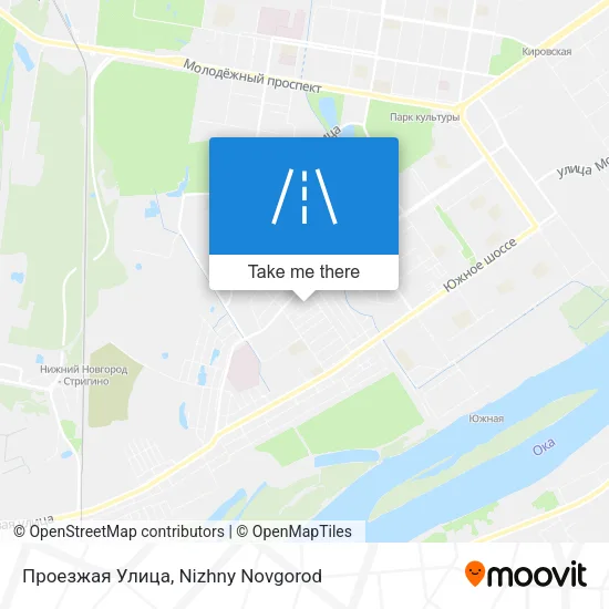 Проезжая Улица map