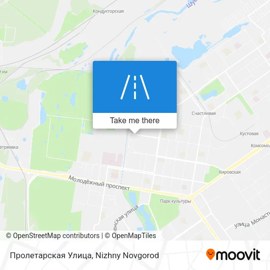Пролетарская Улица map