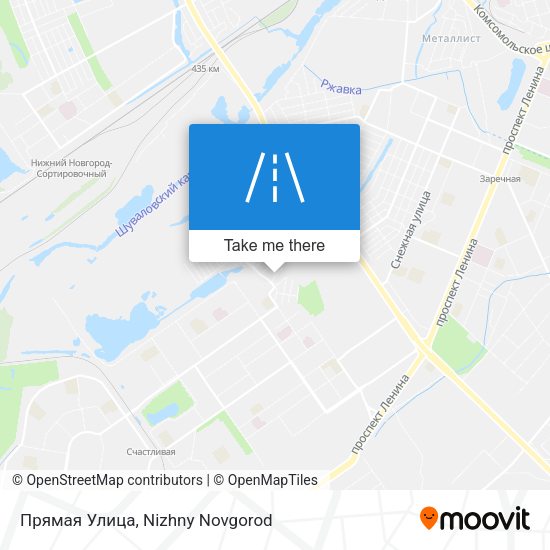 Прямая Улица map