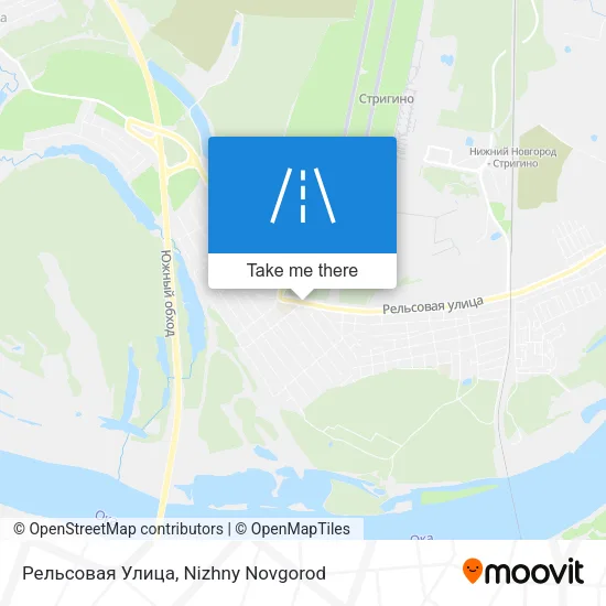 Рельсовая Улица map