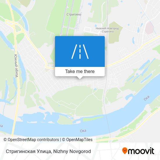 Стригинская Улица map