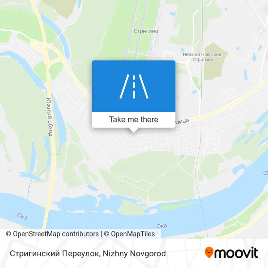 Стригинский Переулок map