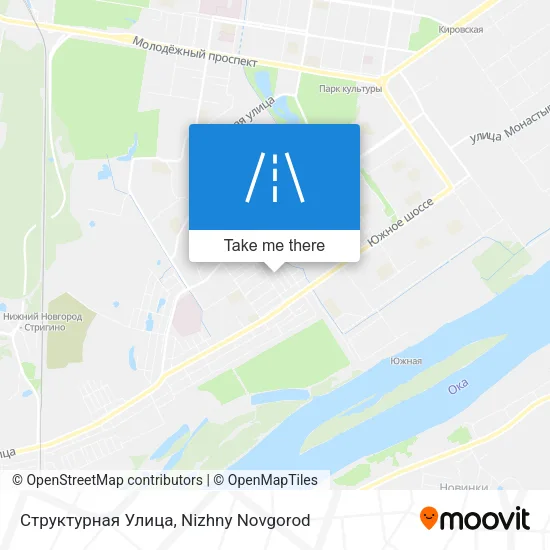 Структурная Улица map