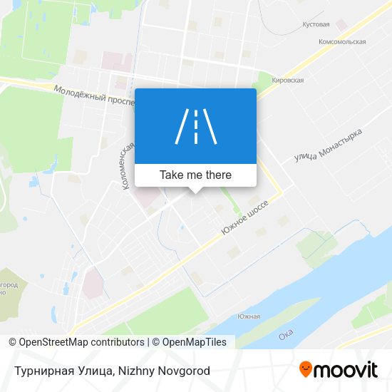 Турнирная Улица map