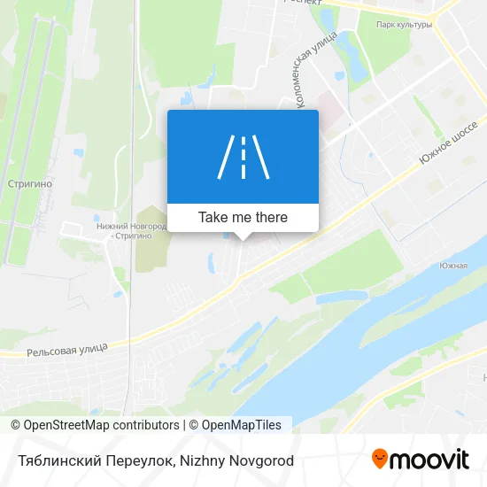 Тяблинский Переулок map