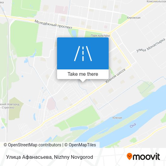 Улица Афанасьева map