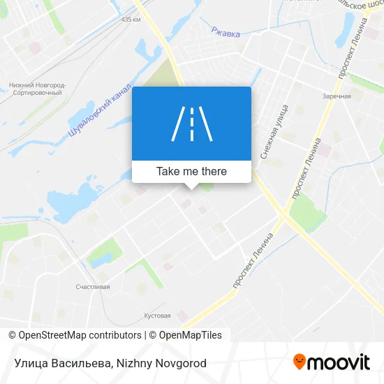 Улица Васильева map