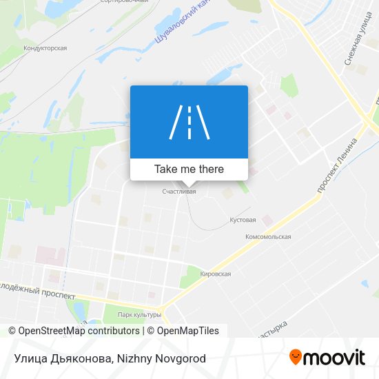 Улица Дьяконова map