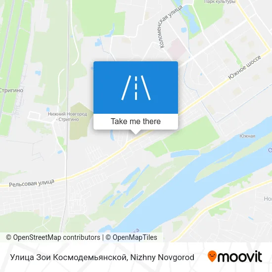 Улица Зои Космодемьянской map