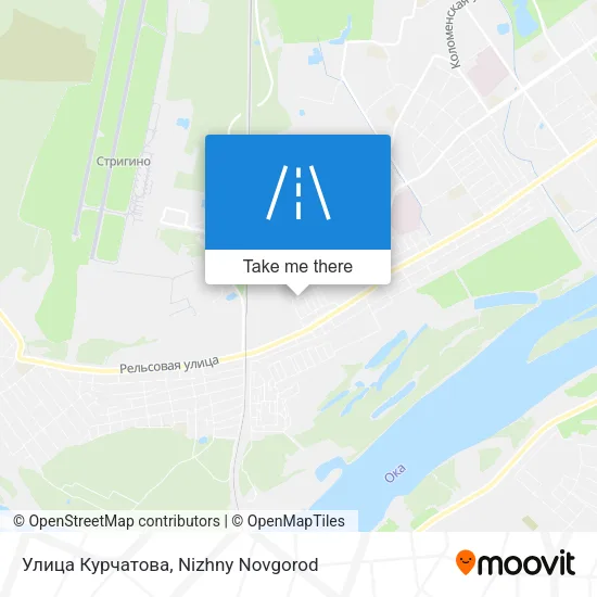 Улица Курчатова map