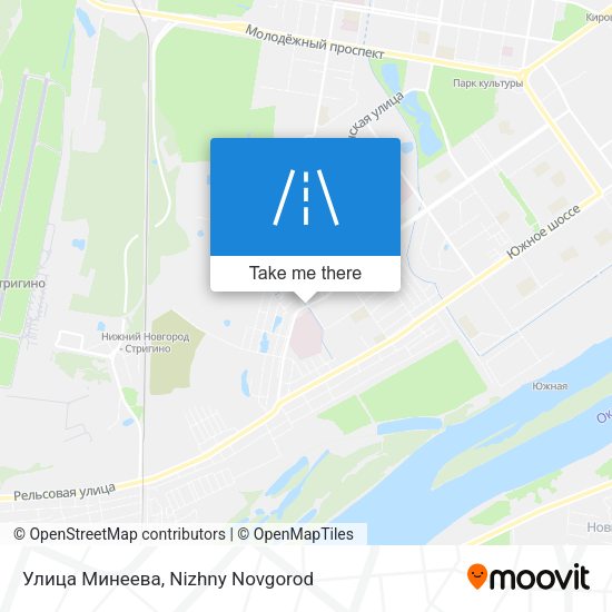 Улица Минеева map