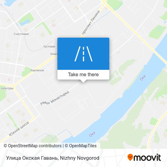 Улица Окская Гавань map