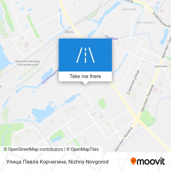 Улица Павла Корчагина map