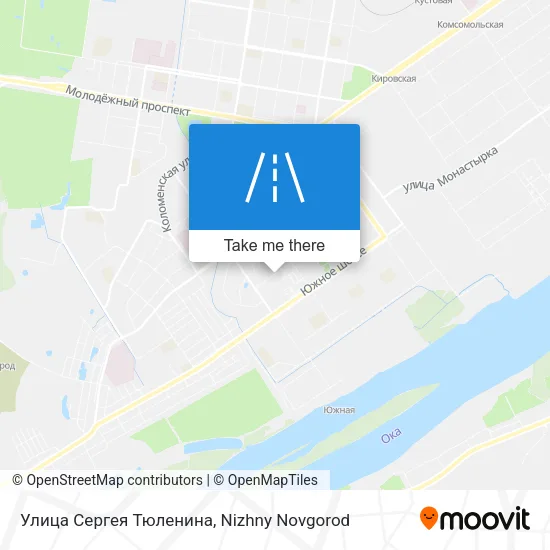Улица Сергея Тюленина map