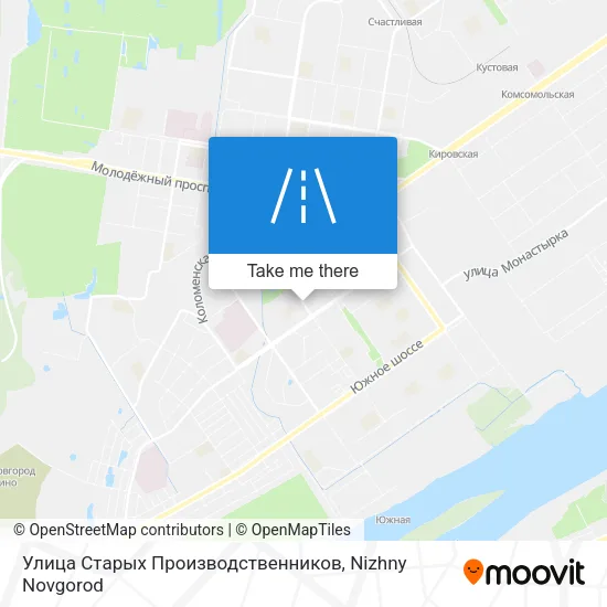 Улица Старых Производственников map