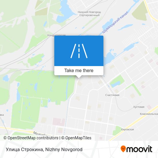 Улица Строкина map