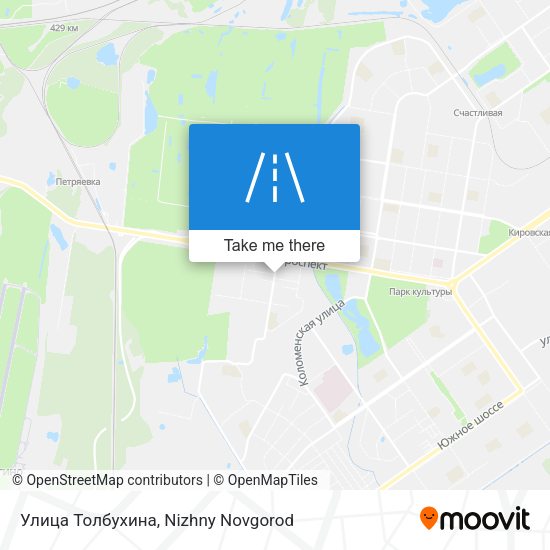 Улица Толбухина map