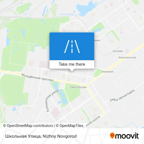 Школьная Улица map