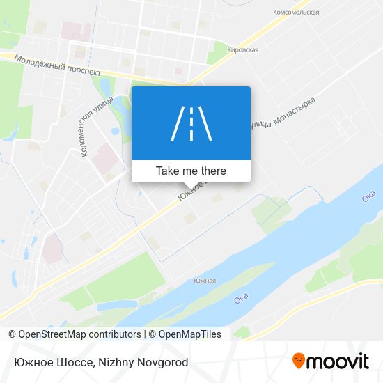 Южное Шоссе map