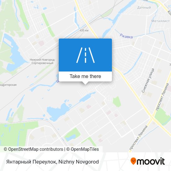 Янтарный Переулок map
