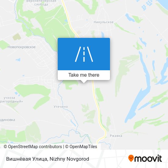 Вишнёвая Улица map