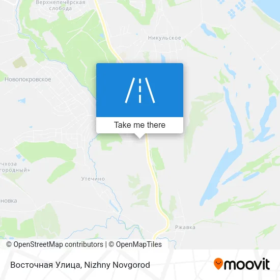 Восточная Улица map