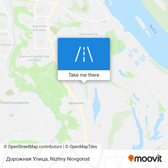 Дорожная Улица map