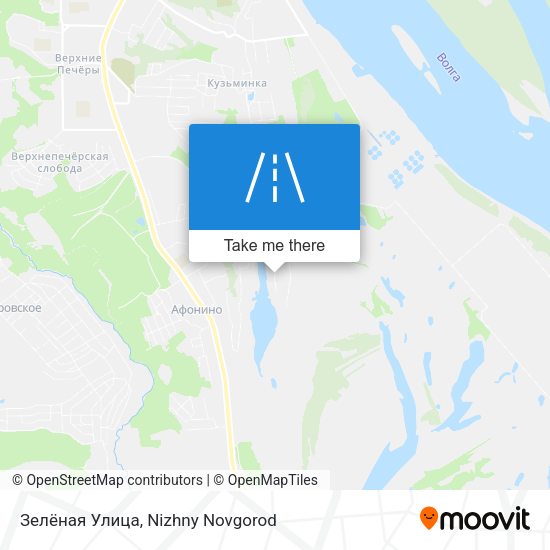 Зелёная Улица map