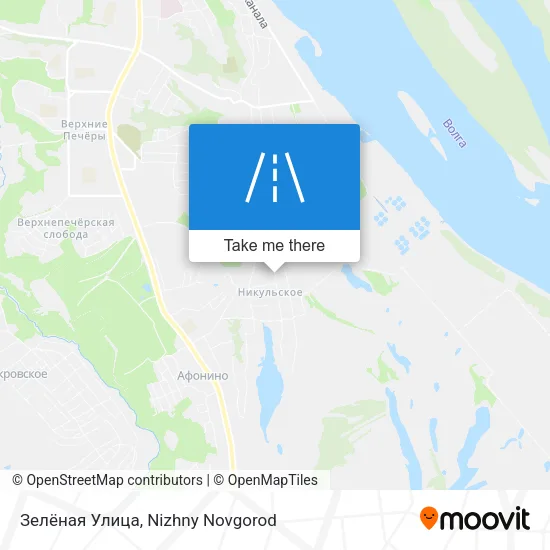 Зелёная Улица map