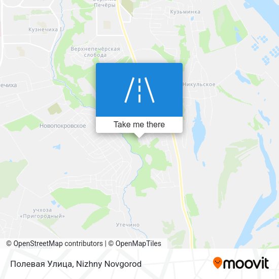 Полевая Улица map