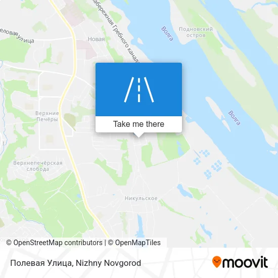 Полевая Улица map