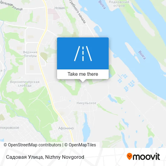 Садовая Улица map